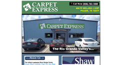 Desktop Screenshot of carpetexpressrgv.com