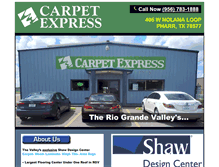 Tablet Screenshot of carpetexpressrgv.com